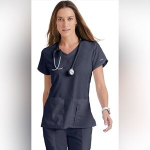Grey's Anatomy Women's Cora Steel Scrub Top